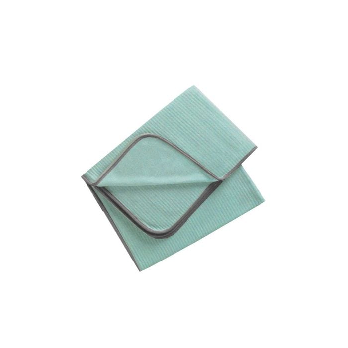 250GSM Ribbed Polar Fleece Throw 100 x 150cm Seafoam