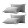 2x 2pc Renee Taylor 400tc Egyptian Cotton Standard Pillowcase Pair Antarctica