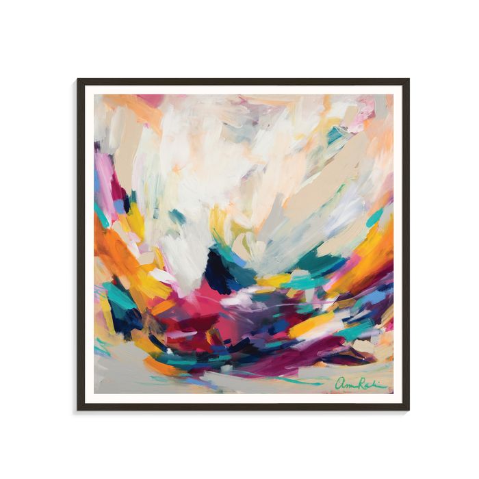Artist Lane "New Beginnings " by Amira Rahim - 60x60cm Black Framed Print