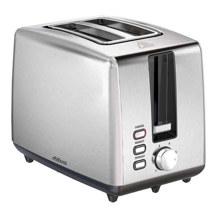 Mistral Stainless Steel 2 Slice Toaster