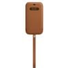 Apple Iphone 12 Pro Max Leather Sleeve With Magsafe - Saddle Brown