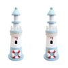 2PK LVD Lighthouse 22cm Home Decorative Figurine Small No. 3