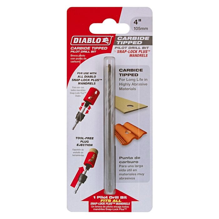 Diablo 100mm Carbide Tipped Pilot Drill Bit