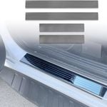 AUSGO Stainless Steel Door Sill Protector for Ford Ranger Next-Gen 2011-2022 Scuff Plate Cover