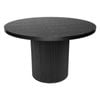 Sk Designer Living | Aviana Round Wood Dining Table | 120cm - Black