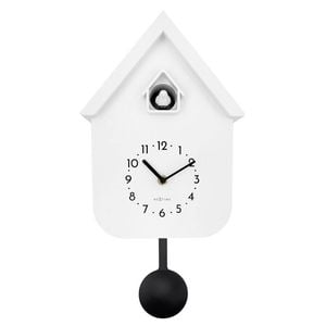NeXtime Twitter Cuckoo Wall Clock White Dial 29.5x21.5x8.5cm Plastic Case