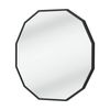 Urban Style Reflections Geometric Mirror Contemporary Home Decor Black 90cm
