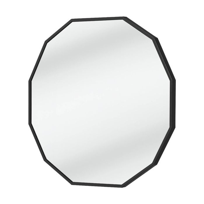 Urban Style Reflections Geometric Mirror Contemporary Home Decor Black 90cm
