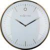 NeXtime Glamour 40cm Analogue Wall Clock Gold/White