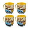 4x Nostalgic-art Ceramic Mug Vw Retro Design 330ml Lets Get Lost Vibe Yellow