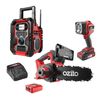 Ozito PXC 18V Brushless Chainsaw & Radio 2.5Ah Kit PCSRK-1820