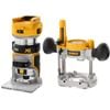 DeWALT 18V XR Li-ion Cordless Brushless 6.35mm 1/4" Laminate Trimmer Router With Plunge Base DCW604N-XJ - Skin Only