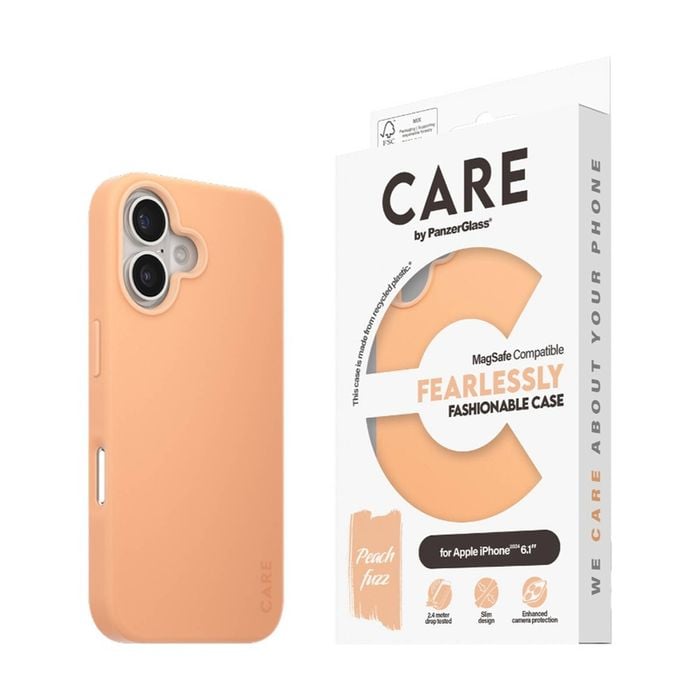 Panzer Fashion Mag-Safe Phone Case for iPhone 2024 Protective Cover - Peachy