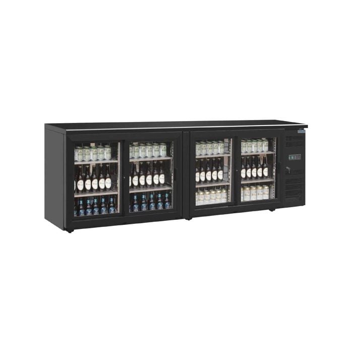 Polar U-Series Back Bar Display Cooler Four Door