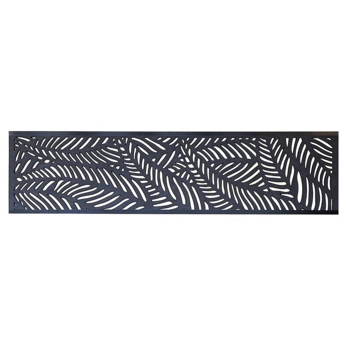 Matrix 1800 x 450mm Charcoal Ferns Fence Extension