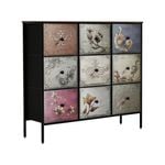 Levede  9 Chest Of Drawers  Storage Cabinet  Brown