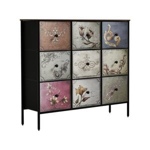 Levede  9 Chest Of Drawers  Storage Cabinet  Brown