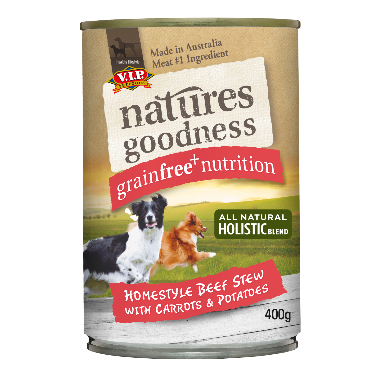 Natures Goodness 400g Homestyle Beef Stew With Carrots And Potatoes Grain Free Adult Dog Wet Food 12 Pack Bunnings Australia