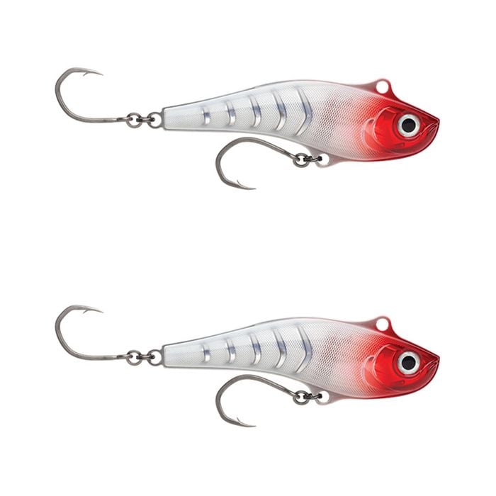 2x Rapala Sarda 18cm High Speed 200gm Trolling Lures - Red Head UV
