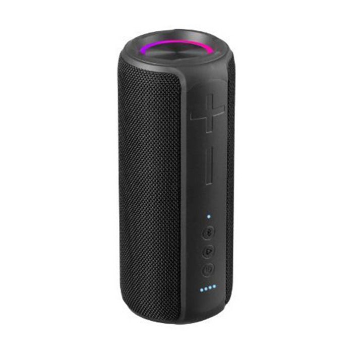 Wave 12W IPX7 LED BT Portable Speaker Amped Series For Smartphones Large Black