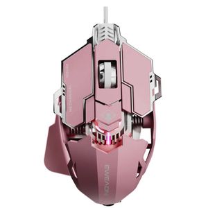 EWEADN G5 Pink wired Gaming Mouse RGB