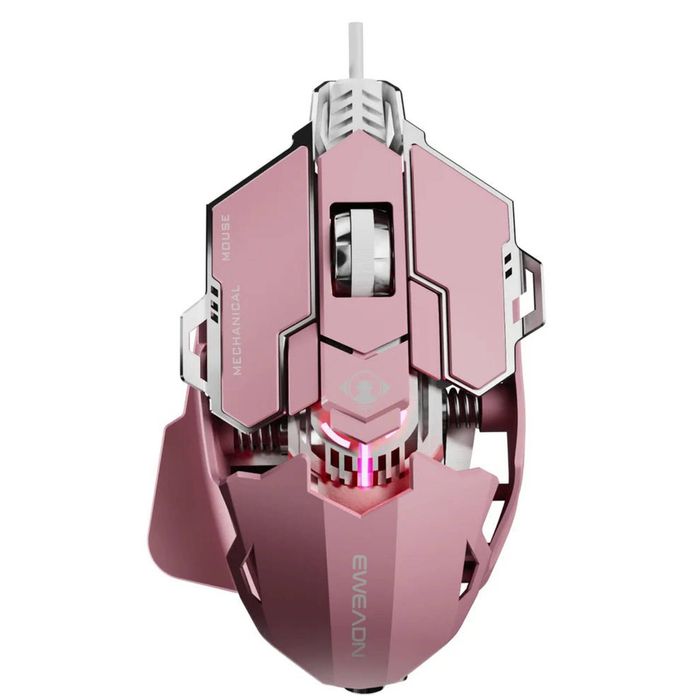 EWEADN G5 Pink wired Gaming Mouse RGB