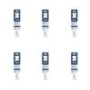 6pk Malli Sewing Nylon Trouser Durable Replacement Garment Zipper 18cm Assorted