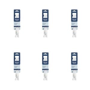 6pk Malli Sewing Nylon Trouser Durable Replacement Garment Zipper 18cm Assorted
