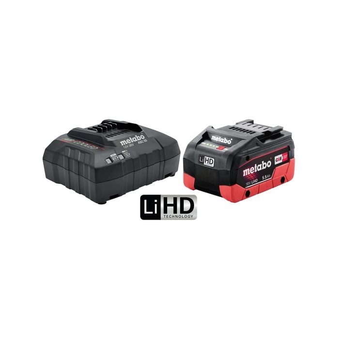 Metabo 18V 5.5Ah LiHD Battery and Charger Kit AU32100500