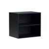 Kaboodle 500-599mm Midnight Plum Customisable Deep Med Wall Open Open Shelf