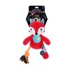 Paws And Claws Patchwork Plush Animals Dog Chew/Tug/Cuddle Toy 26x20cm Assorted