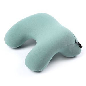 Catzon Travel Pillow Arched Reversible Memory Foam-Green