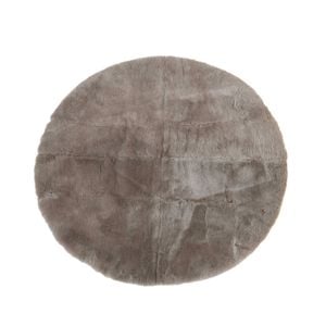 Naturally Sheepskins Taupe Round Lambskin Play Mat / Tummy Time Rug