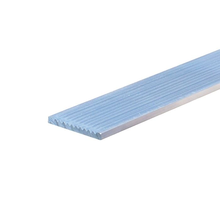 Metal Mate 38.1 x 4mm x 1m Mill Finish Aluminium Fluted Strip
