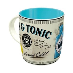 Nostalgic-art Ceramic Coffee Mug Gin Tonic Retro Design 330ml