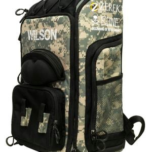 Wilson Platinum Digi Camo Fishing Backpack with Three Fishing Tackle Trays