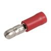 Narva 2.5-3mm / 4mm (5/32") Red Double Crimped Flared Vinyl Insulated Male Bullet Terminal - 14 Pack