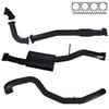 Ignite Exhausts Turbo Back For Nissan Gu Patrol 2.8l Td Wagon 3" Muffler 409 Stainless Steel