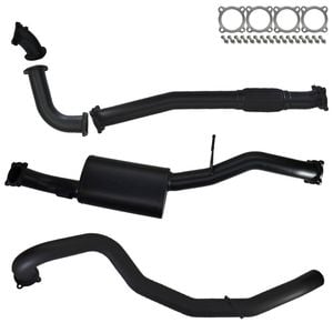 Ignite Exhausts Turbo Back For Nissan Gu Patrol 2.8l Td Wagon 3" Muffler 409 Stainless Steel