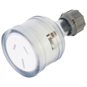 Deta 15amp Clear Extension Socket