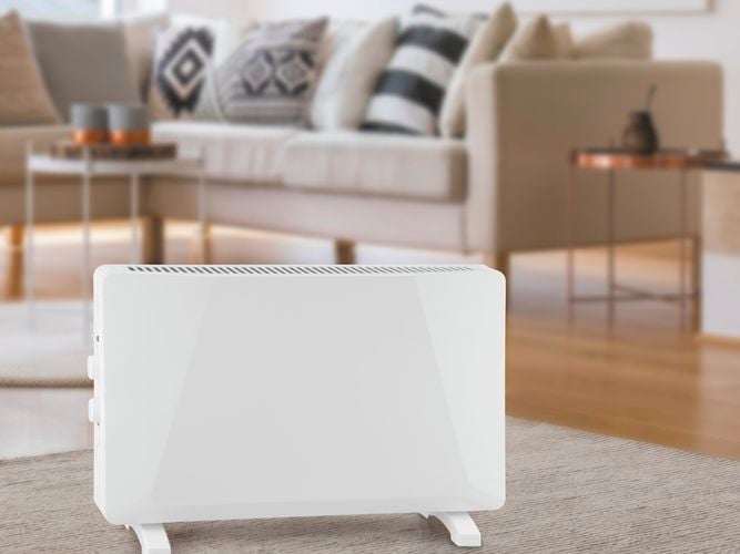 heater in a living room