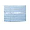 Bloomington 1000TC Luxury Living Blue Self-striped Cotton Rich Sheet Set King