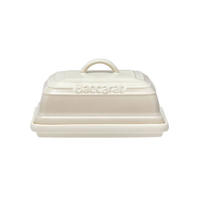 Baccarat Le Connoisseur Stoneware Butter Dish 16cm