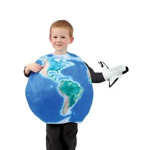 Rubies Size XS-S Earth In Space Globe w/ Plush Puppet Plane Kids Costume Party