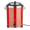 Apuro Soup Kettle Wet Heat Red 5.7l Commercial Catering Equipment
