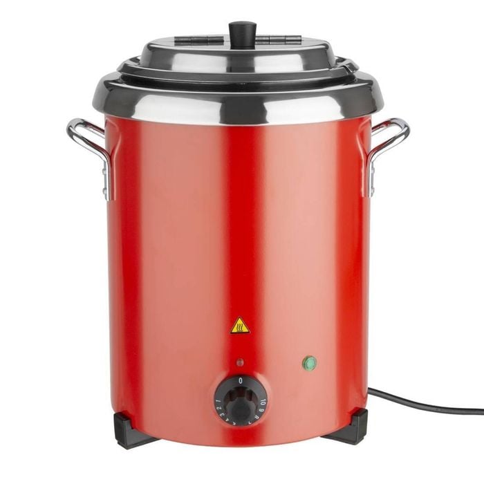 Apuro Soup Kettle Wet Heat Red 5.7l Commercial Catering Equipment