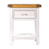 1825 Interiors Tuscan Bedside Table Furniture With 1 Drawer Two Tone 60x50x45cm