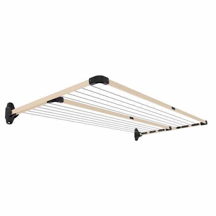 Daytek Twin Fold Down Clothesline - Bark