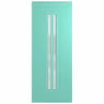 Hume Doors 1980 x 810 x 40mm Verve 2 Entrance Door Glazed Clear - 810mm Glazed Clear