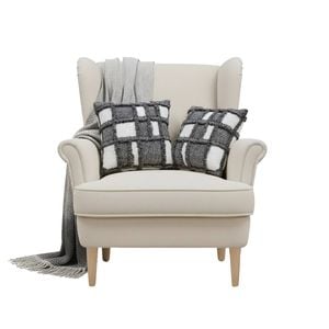 SOGA Star Grey Tassel Blanket With 2 Bohemian Pillows Bundle